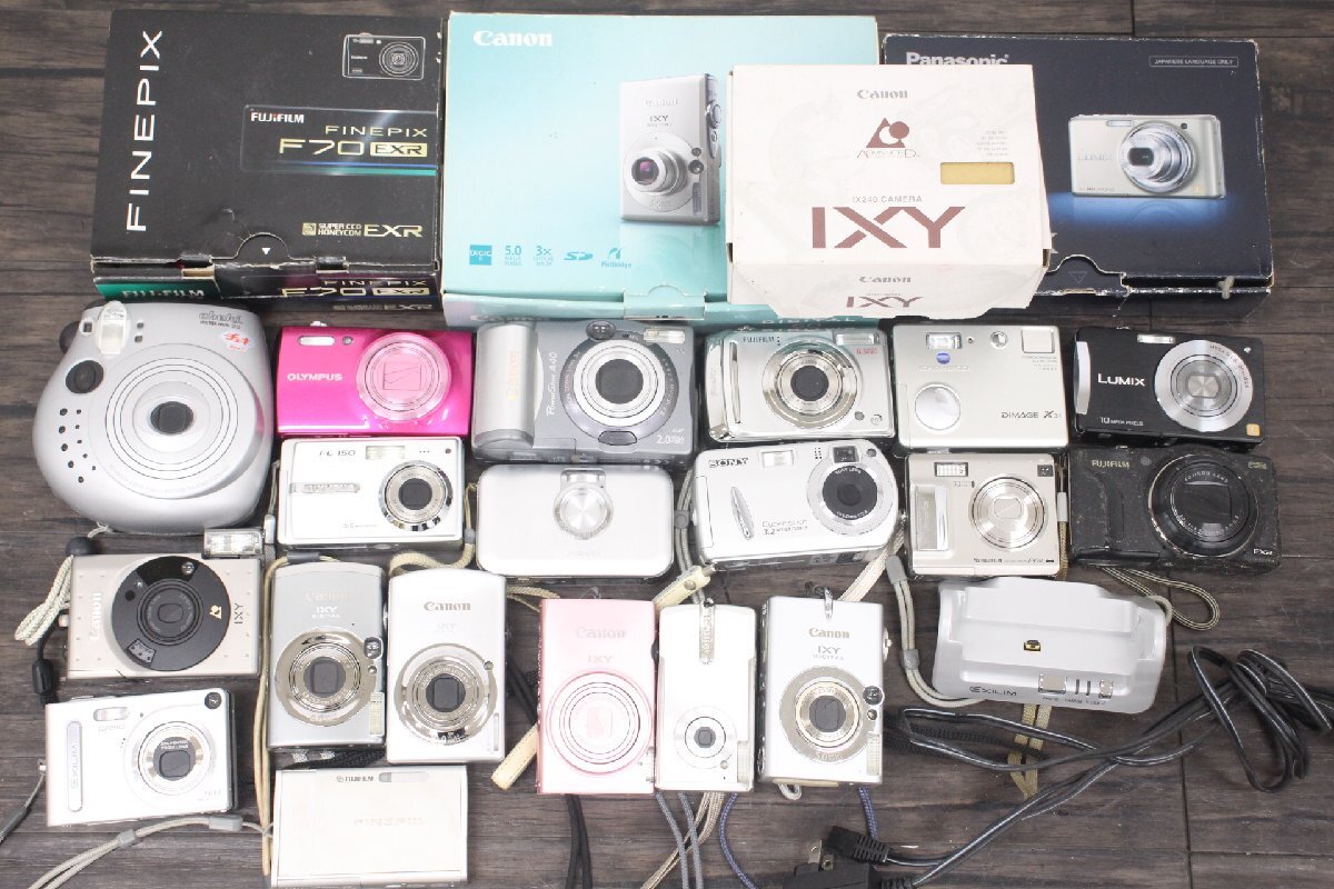 行董】デジカメ まとめ デジタルカメラ CANON PANASONIC 行董】デジカメ まとめ デジタルカメラ CANON PANASONIC
