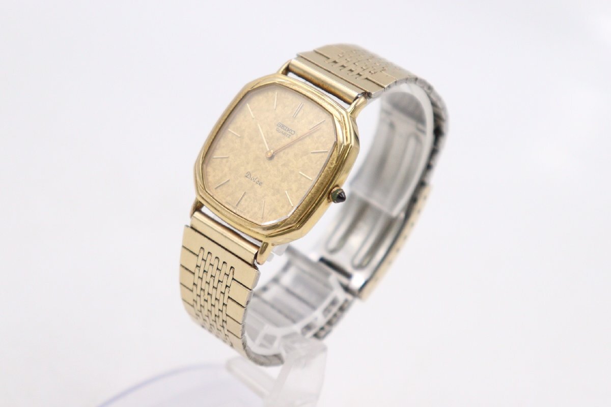 行董】SEIKO セイコー DOLCE ドルチェ 6020-5500 クォーツ 14K 行董】SEIKO セイコー DOLCE ドルチェ 6020-5500 クォーツ 14K