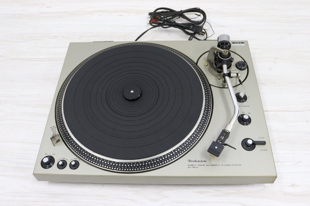 行董】Technics テクニクス SL-1600 ターンテーブル レコード 行董】Technics テクニクス SL-1600 ターンテーブル レコード