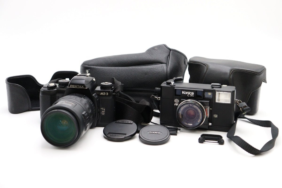 行董】フィルムカメラ 2点 まとめ Konica コニカ C35 PENTAX 行董】フィルムカメラ 2点 まとめ Konica コニカ C35 PENTAX