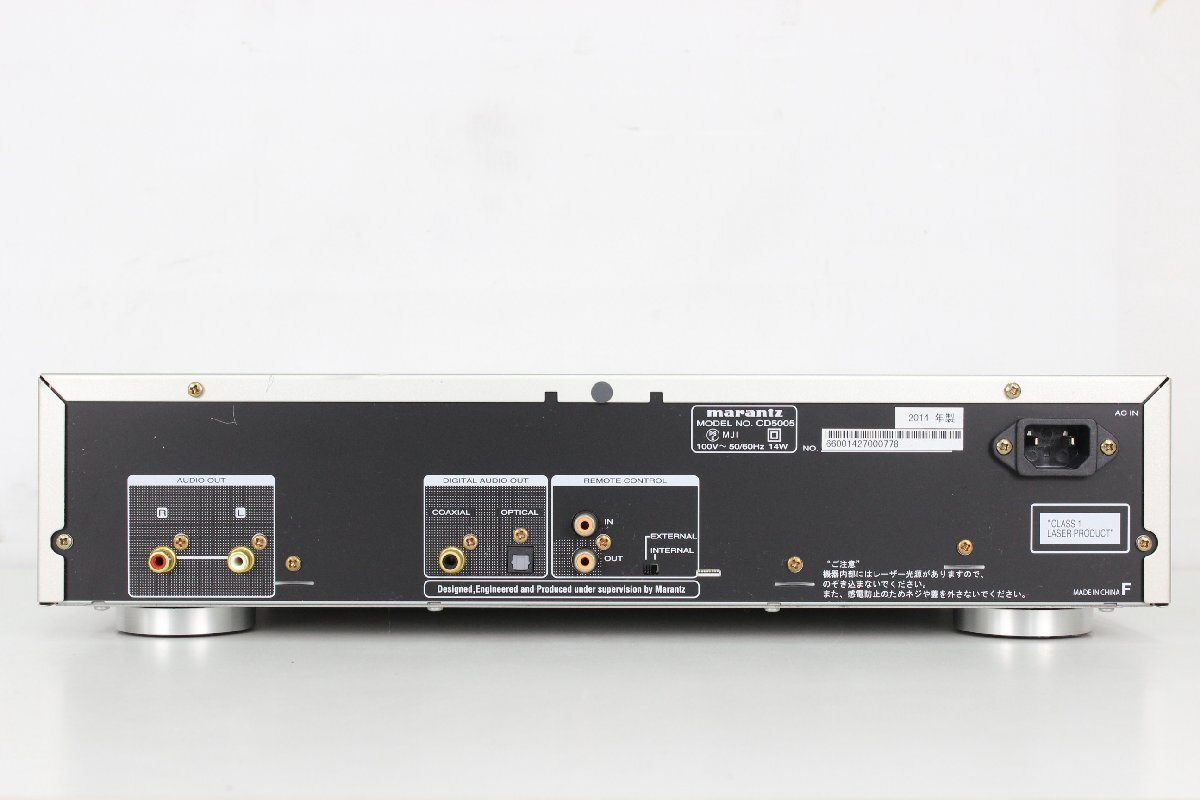 ト福】Marantz マランツ CD PLAYER CD5005 CDプレーヤー ト福】Marantz マランツ CD PLAYER CD5005 CDプレーヤー