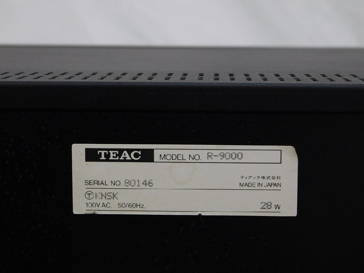 行董】ティアック TEAC R-9000 オートリバース ステレオカセット 行董】ティアック TEAC R-9000 オートリバース ステレオカセット