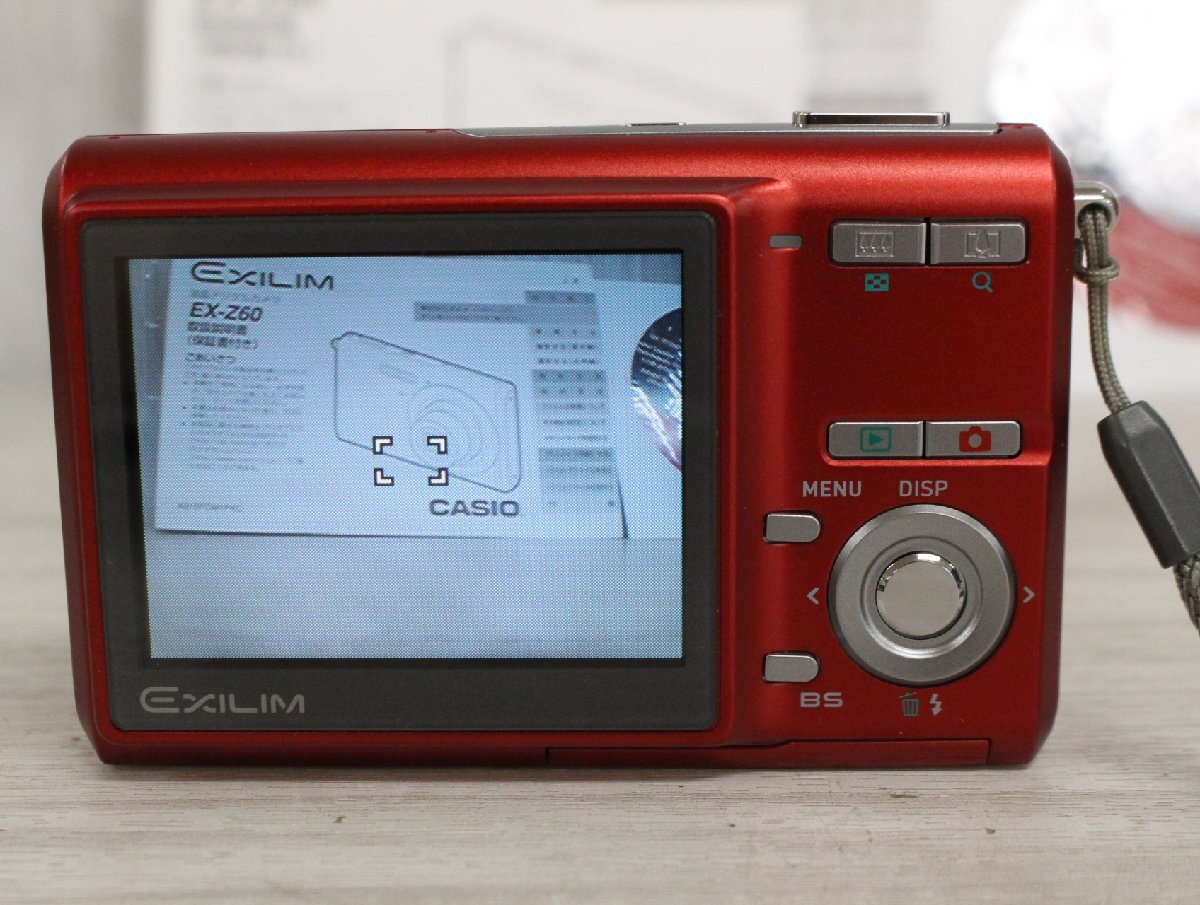 行董】CASIO カシオ EXILIM エクシリム EX-Z60 デジカメ 赤 行董】CASIO カシオ EXILIM エクシリム EX-Z60 デジカメ 赤