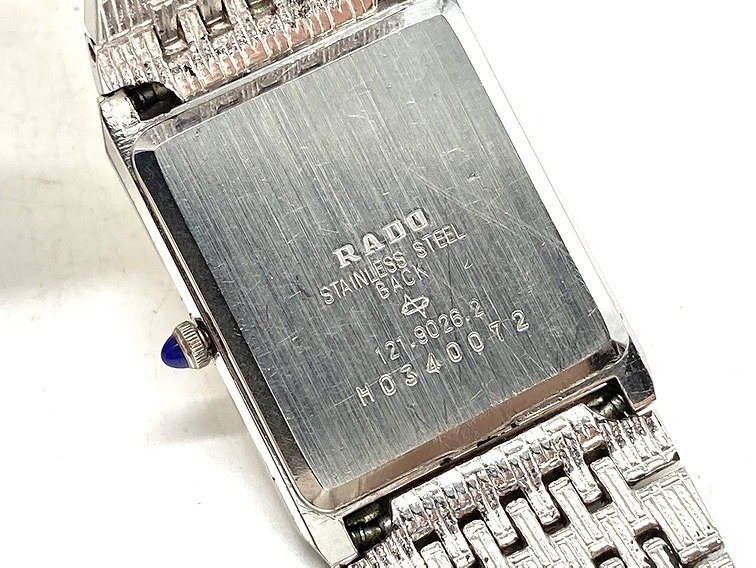 え沖】RADO ラドー 121.9026.2 レクタンギュラー スクエア え沖】RADO ラドー 121.9026.2 レクタンギュラー スクエア