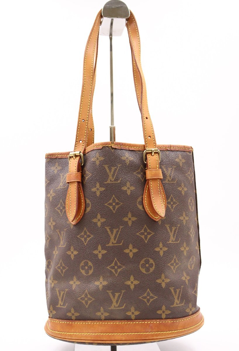 行董】LOUIS VUITTON ルイヴィトン モノグラム バケットPM 行董】LOUIS VUITTON ルイヴィトン モノグラム バケットPM