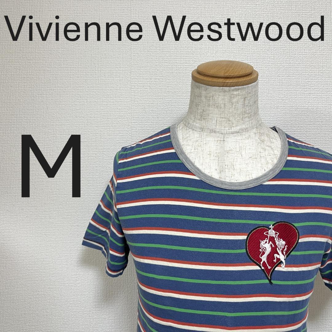 Vivienne Westwood ストライプ Tシャツ M 半袖【358F】