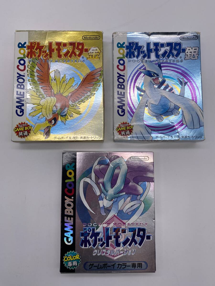 ゲームボーイカラー ポケットモンスター 金銀 クリスタル ゲームボーイカラー ポケットモンスター 金銀 クリスタル