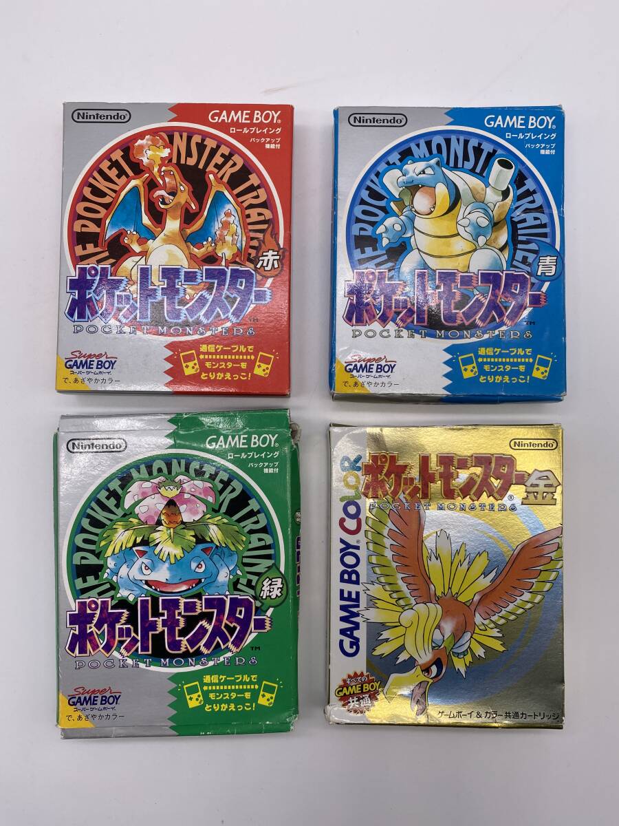ゲームボーイ ゲームボーイカラー ポケットモンスター 赤 青 緑 ゲームボーイ ゲームボーイカラー ポケットモンスター 赤 青 緑