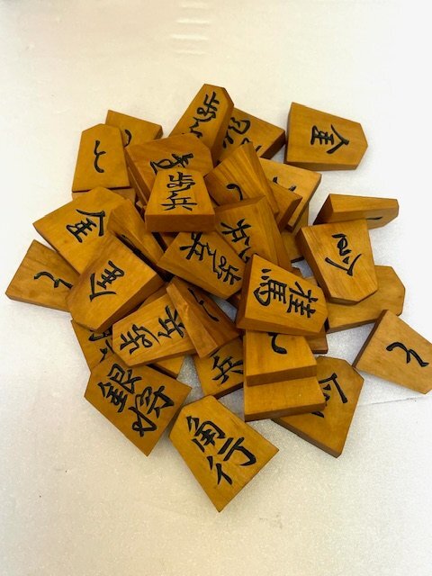 ヴィンテージ】御将棋駒 一舟作 41枚 錦旗書 将棋駒 黄楊 つげ ヴィンテージ】御将棋駒 一舟作 41枚 錦旗書 将棋駒 黄楊 つげ