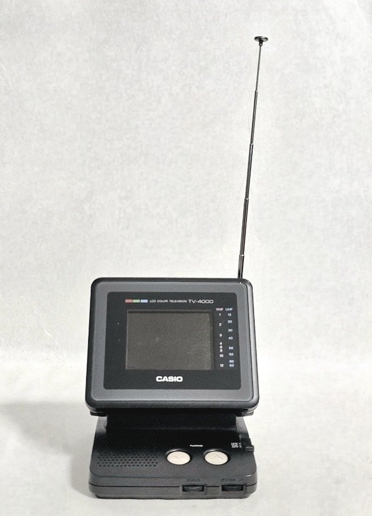 レトロ】CASIO カシオ LCDカラーテレビ TV-4000 昭和レトロ 当時 レトロ】CASIO カシオ LCDカラーテレビ TV-4000 昭和レトロ 当時