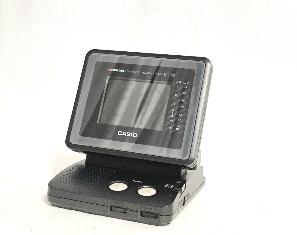 レトロ】CASIO カシオ LCDカラーテレビ TV-4000 昭和レトロ 当時 レトロ】CASIO カシオ LCDカラーテレビ TV-4000 昭和レトロ 当時
