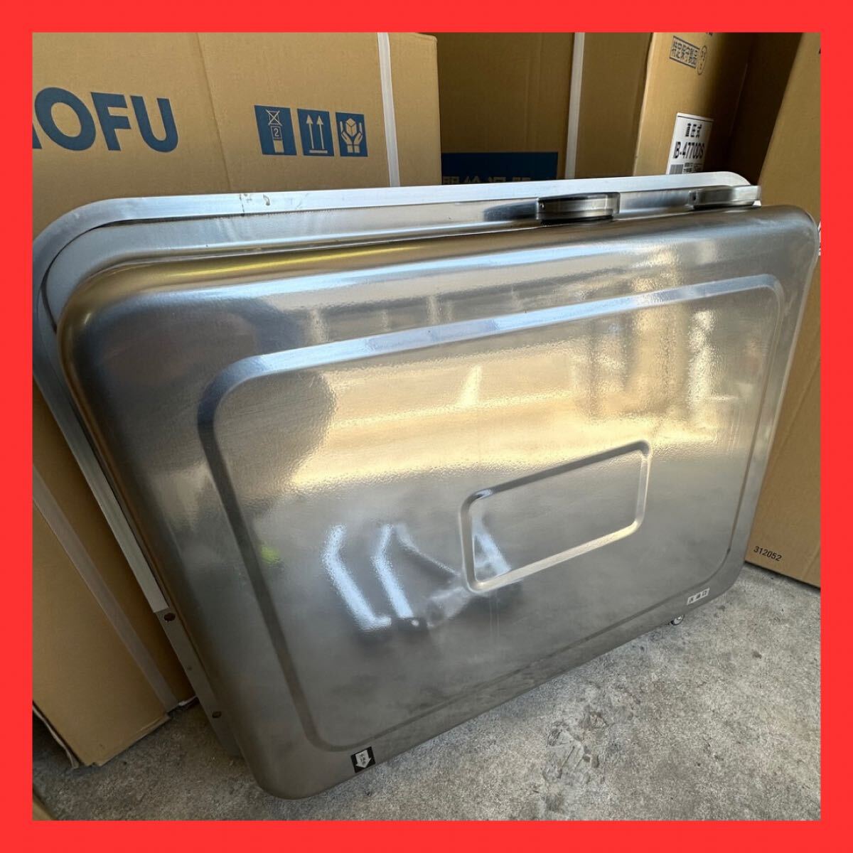 F-2/ステンレス灯油タンク/角形/約90/灯油ボイラー/格安/中古品 F-2/ステンレス灯油タンク/角形/約90/灯油ボイラー/格安/中古品