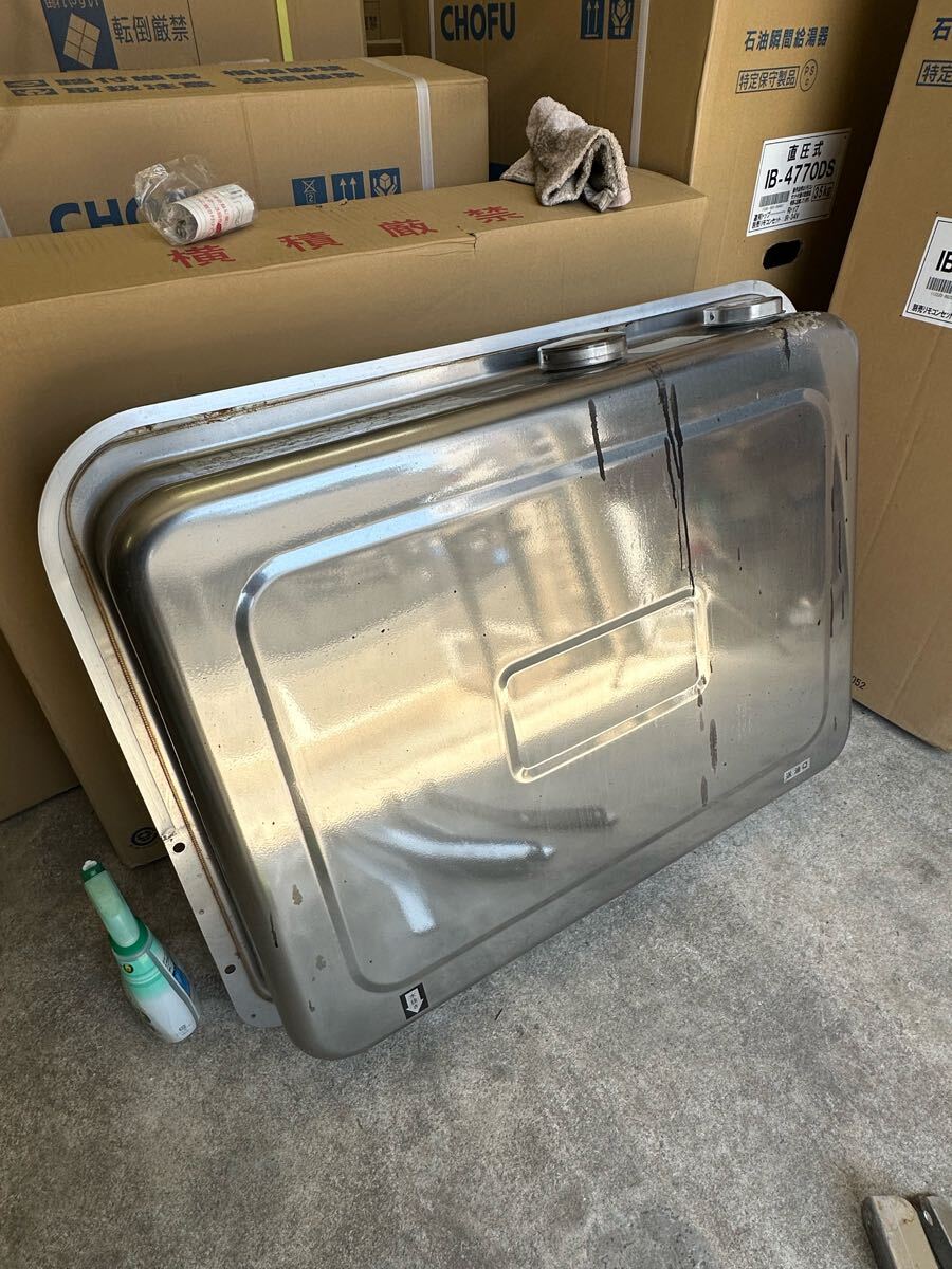 F-1/ステンレス灯油タンク/角形/約90/灯油ボイラー/格安/中古品 F-1/ステンレス灯油タンク/角形/約90/灯油ボイラー/格安/中古品