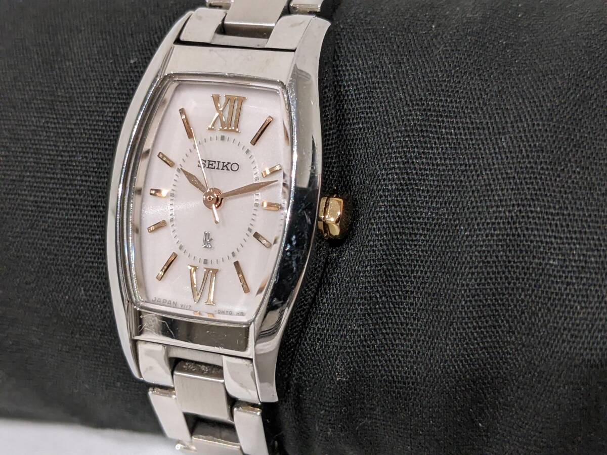 1円~】SEIKO セイコー LUKIA ルキア LK V117-0DK0 ソーラー 1円~】SEIKO セイコー LUKIA ルキア LK V117-0DK0 ソーラー
