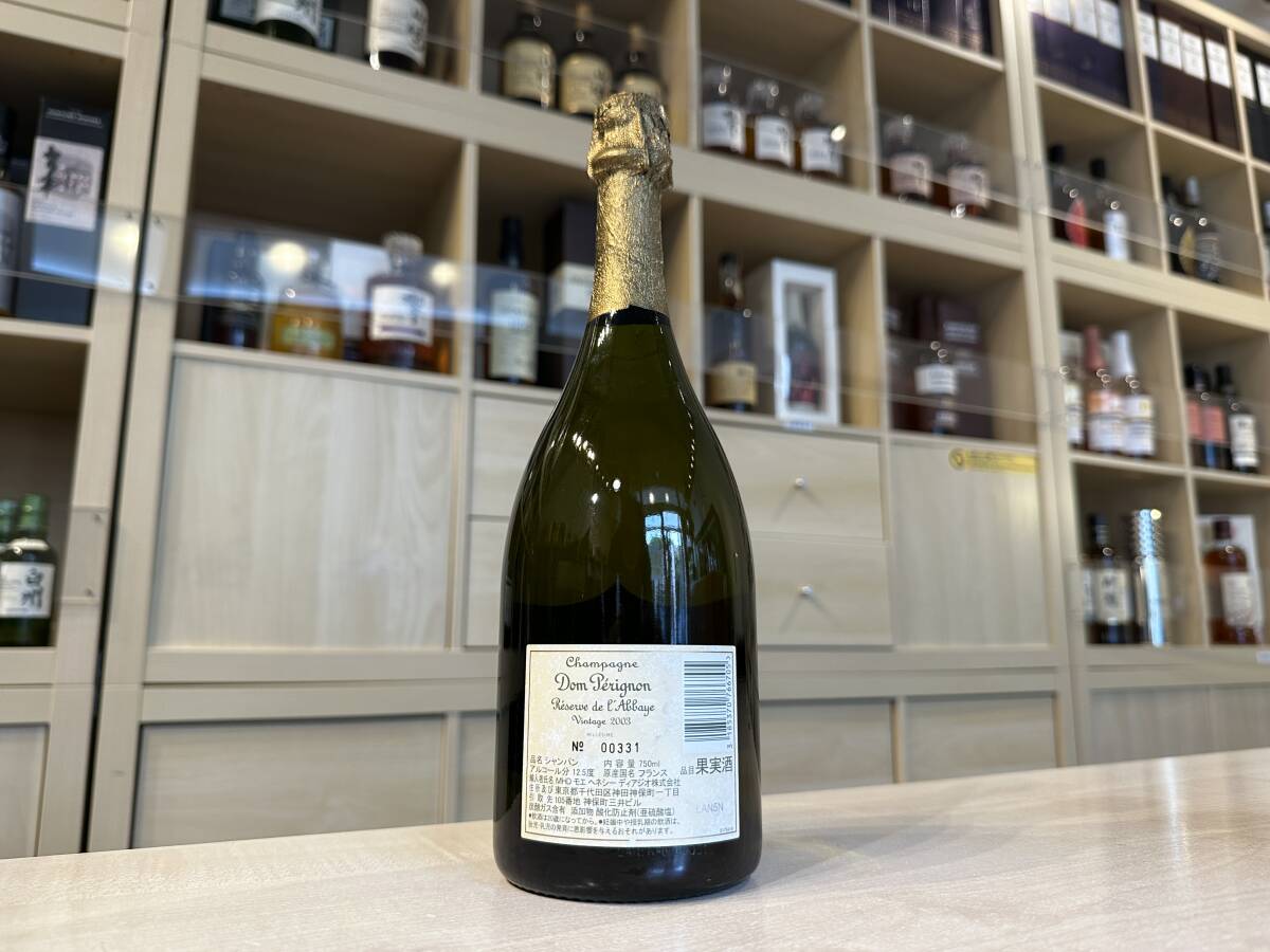42502 ドンペリニヨン レゼルヴ ド ラベイ 2003 箱付 750ml 12.5 42502 ドンペリニヨン レゼルヴ ド ラベイ 2003 箱付 750ml 12.5