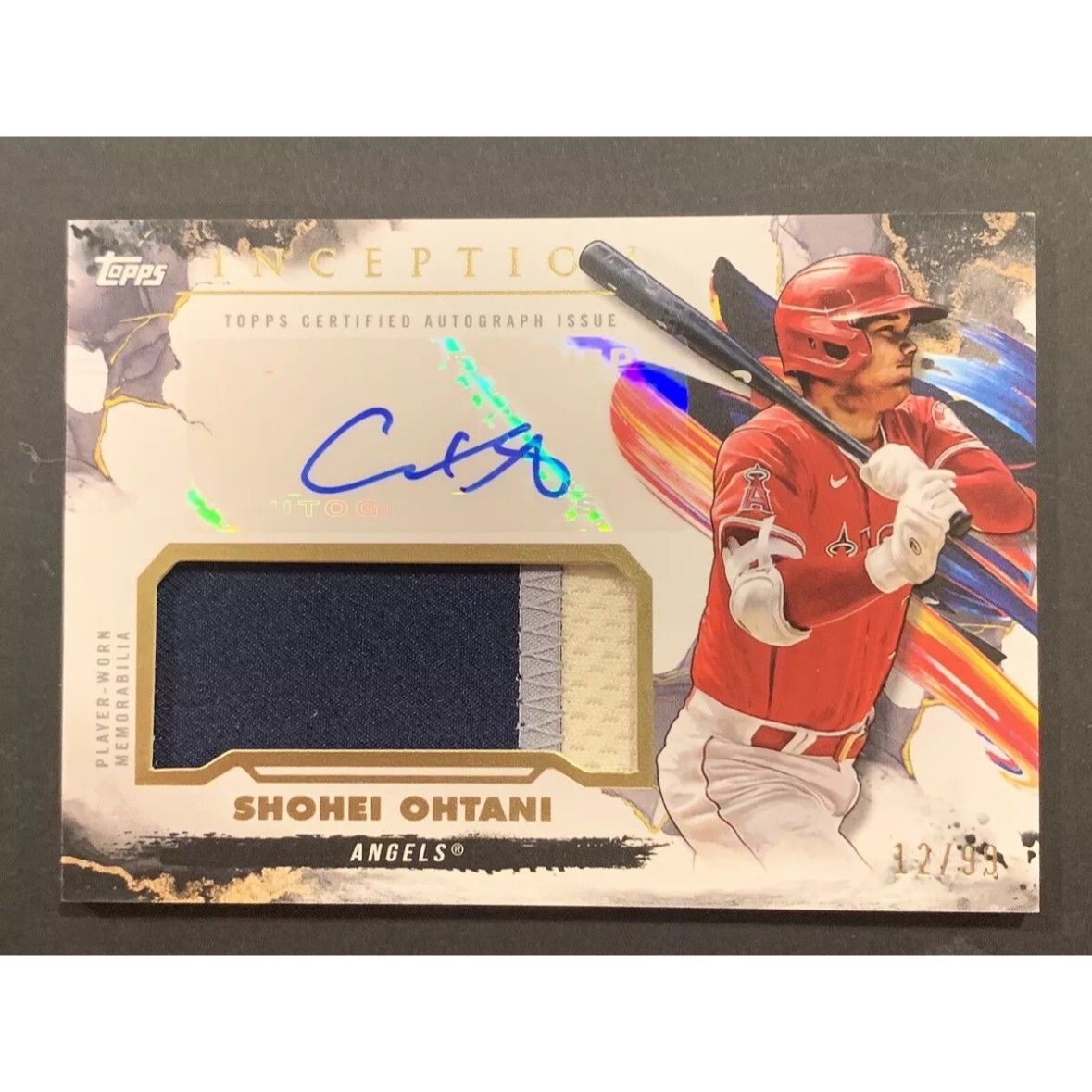 2023 Topps INCEPTION ドジャース 大谷翔平 直筆サインカード 99 2023 Topps INCEPTION ドジャース 大谷翔平 直筆サインカード 99