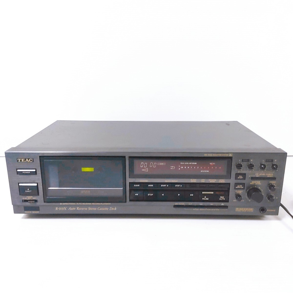 完動品】TEAC R-919X 3ヘッドオートリバースカセットデッキ 完動品】TEAC R-919X 3ヘッドオートリバースカセットデッキ