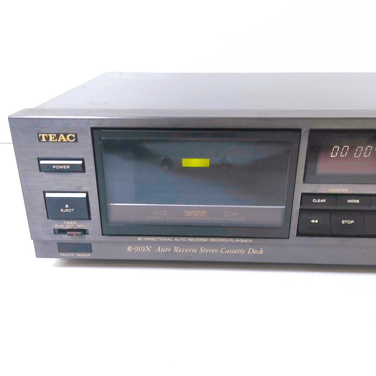 完動品】TEAC R-919X 3ヘッドオートリバースカセットデッキ 完動品】TEAC R-919X 3ヘッドオートリバースカセットデッキ
