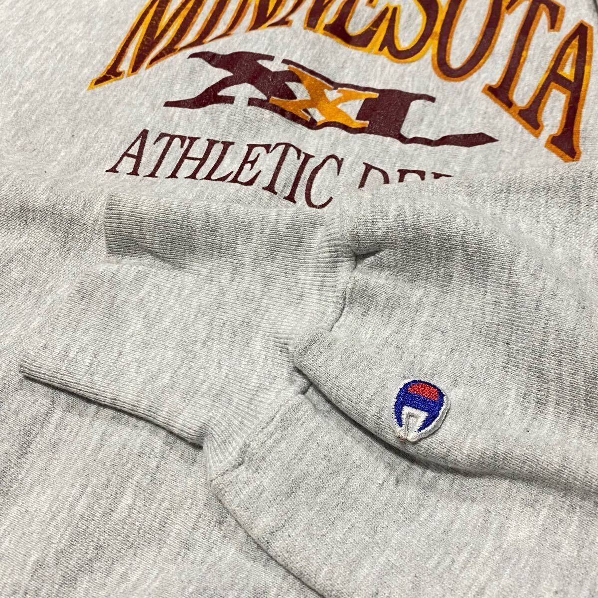 90's Champion Reverse weave MINNESOTA 3段 プリント カレッジ 90's Champion Reverse weave MINNESOTA 3段 プリント カレッジ