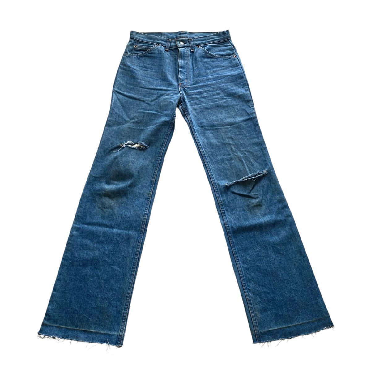 希少 70's Levi's ブーツカット デニム UK England vintage 42 希少 70's Levi's ブーツカット デニム UK England vintage 42