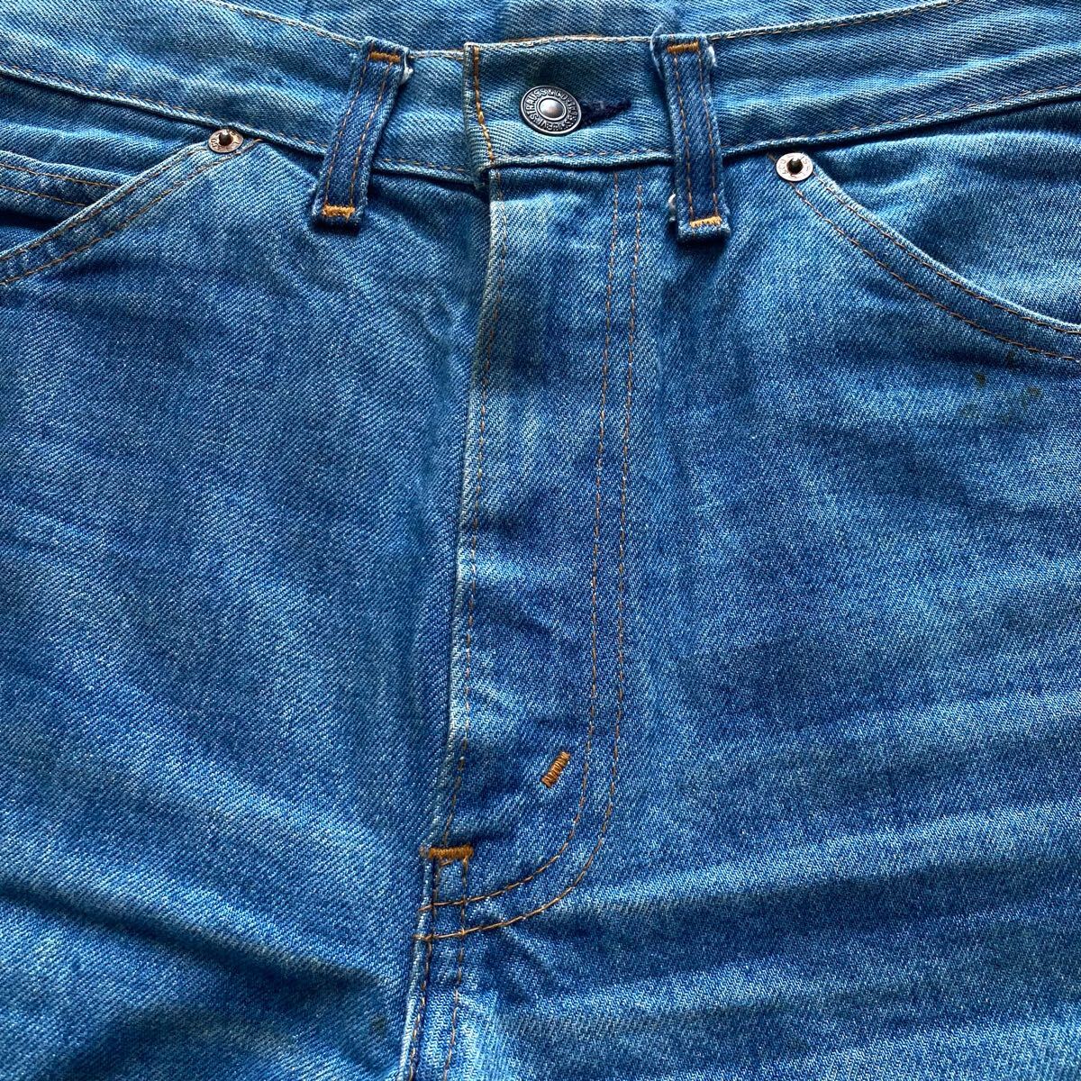 希少 70's Levi's ブーツカット デニム UK England vintage 42 希少 70's Levi's ブーツカット デニム UK England vintage 42
