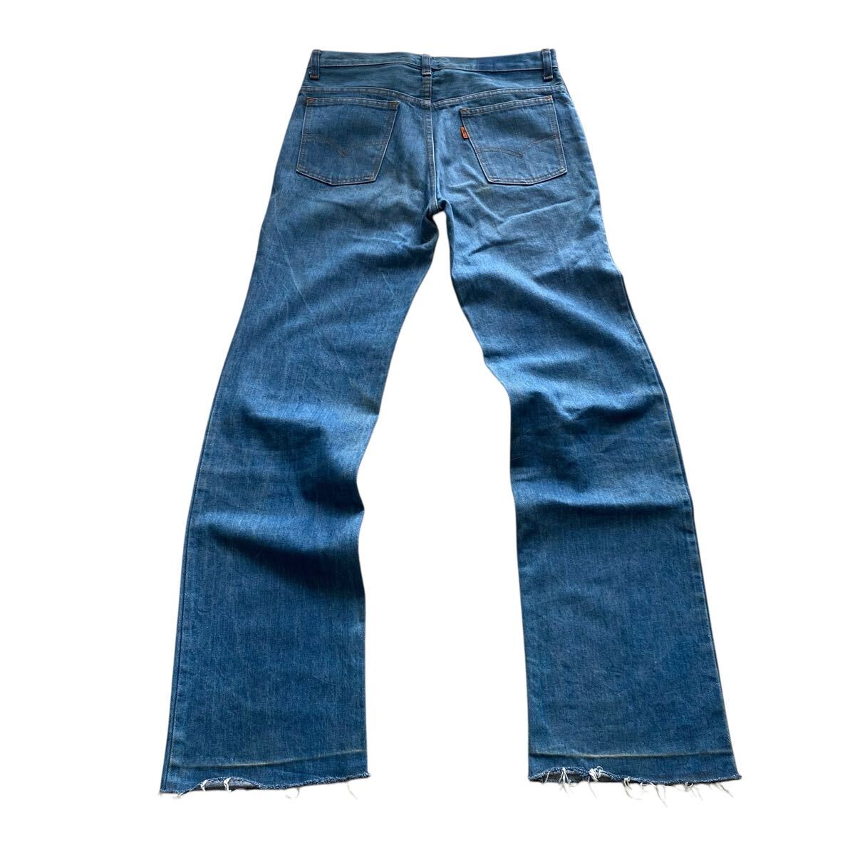 希少 70's Levi's ブーツカット デニム UK England vintage 42 希少 70's Levi's ブーツカット デニム UK England vintage 42