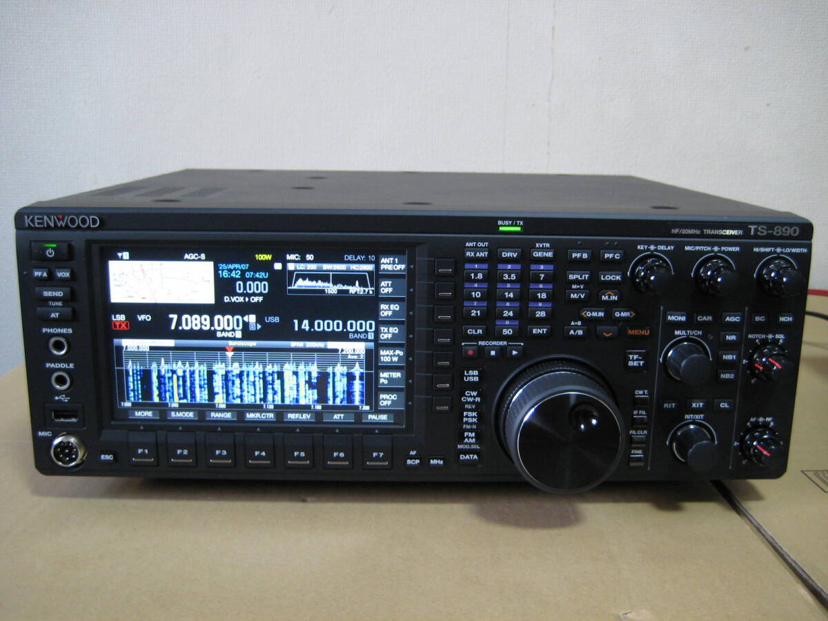 KENWOOD TS-890S HF/50MHz トランシーバー 中古動作品(固定 KENWOOD TS-890S HF/50MHz トランシーバー 中古動作品(固定