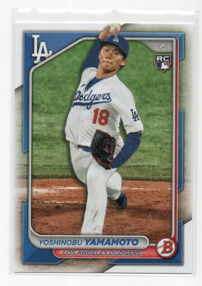 2024 Topps Bowman [ 山本由伸 / YOSHINOBU YAMAMOTO ] #36 ルーキーカード RC Los Angeles DODGERS ドジャース カブス 開幕戦