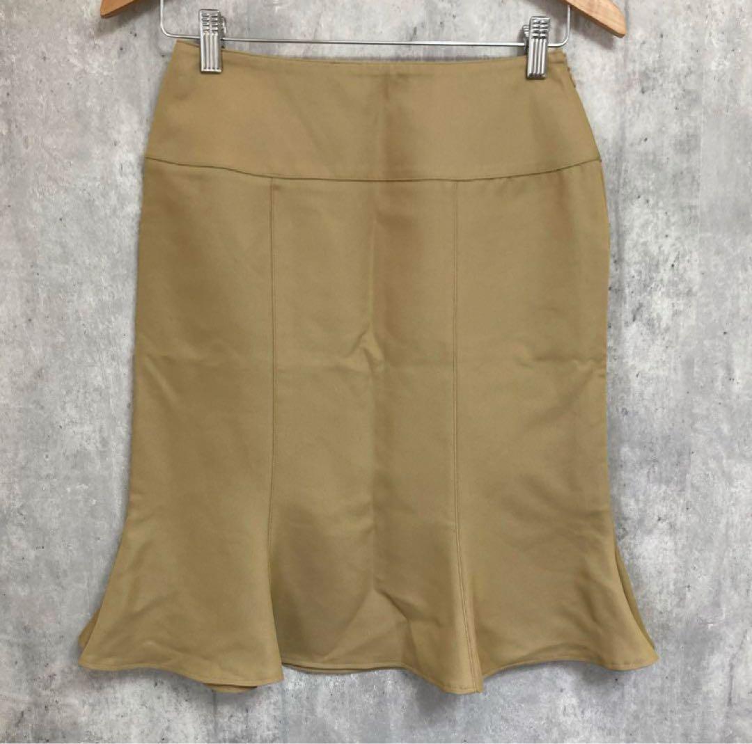 美品【セシルマクビー】スカート【M】ベージュ/チューリップ/上品/きれいめ/古著