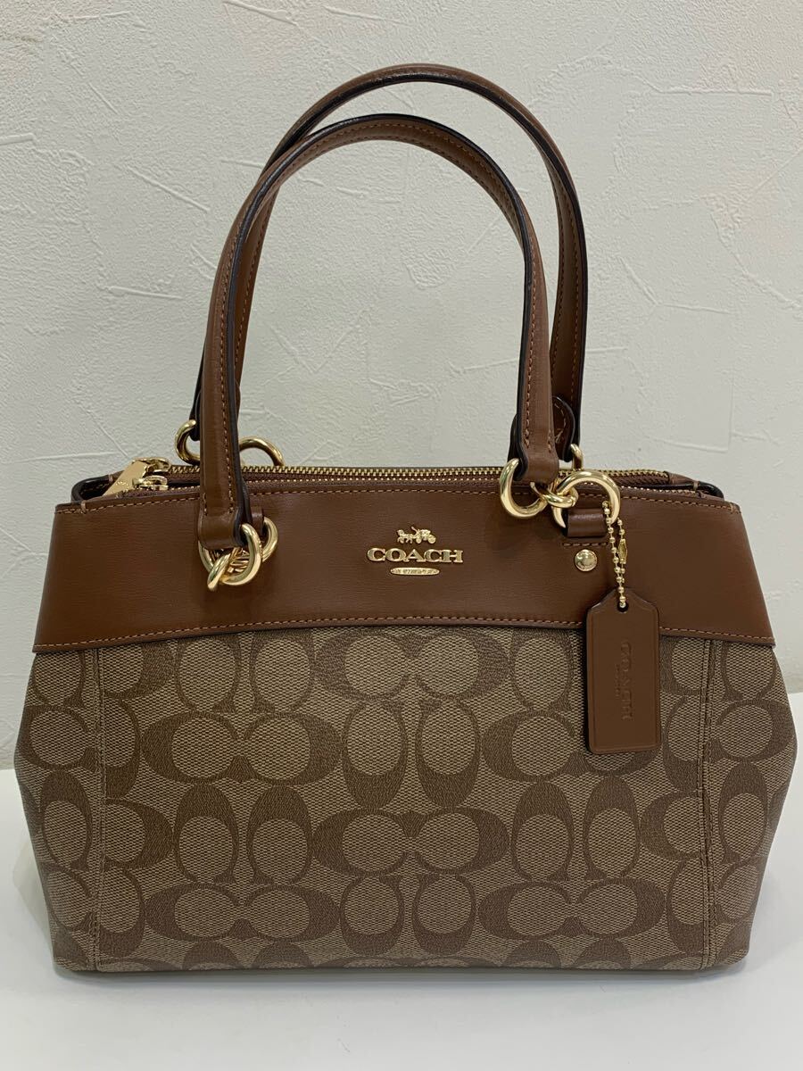 COACH コーチ シグネチャー レザー ハンドバッグ ショルダー COACH コーチ シグネチャー レザー ハンドバッグ ショルダー