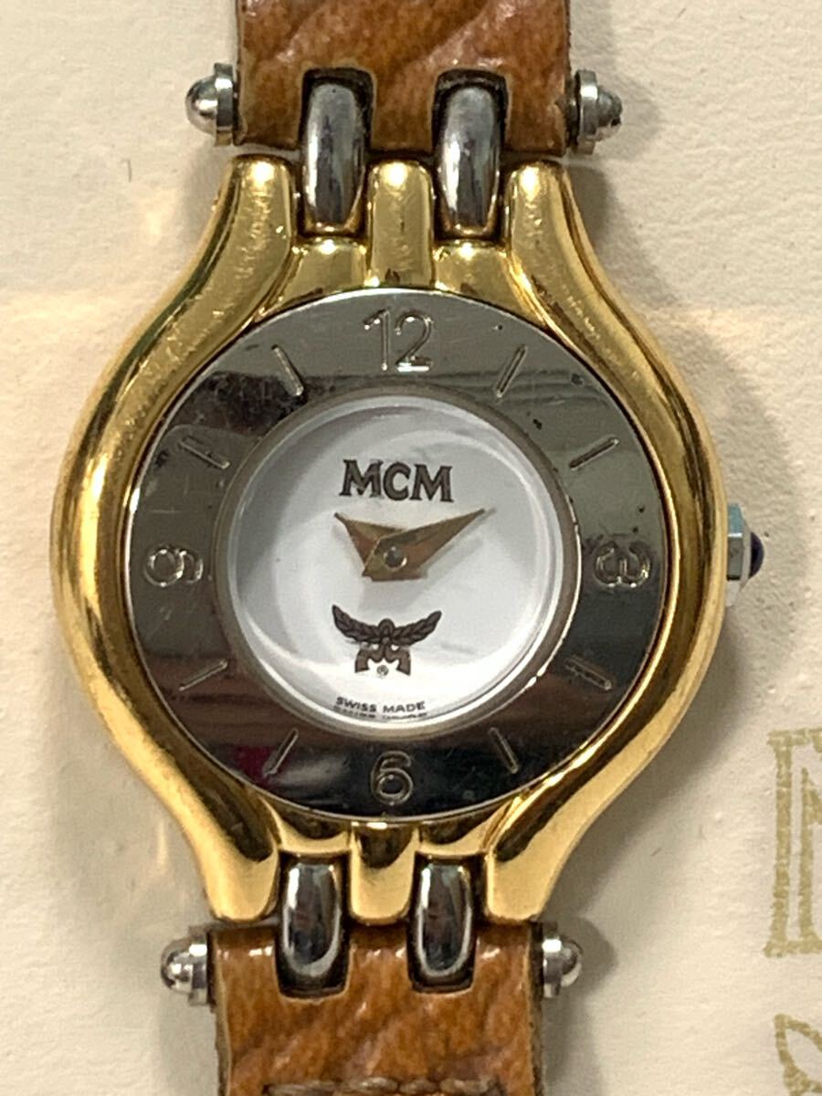 MCM エムシーエム ロゴデザイン レディース腕時計 レザー MCM エムシーエム ロゴデザイン レディース腕時計 レザー