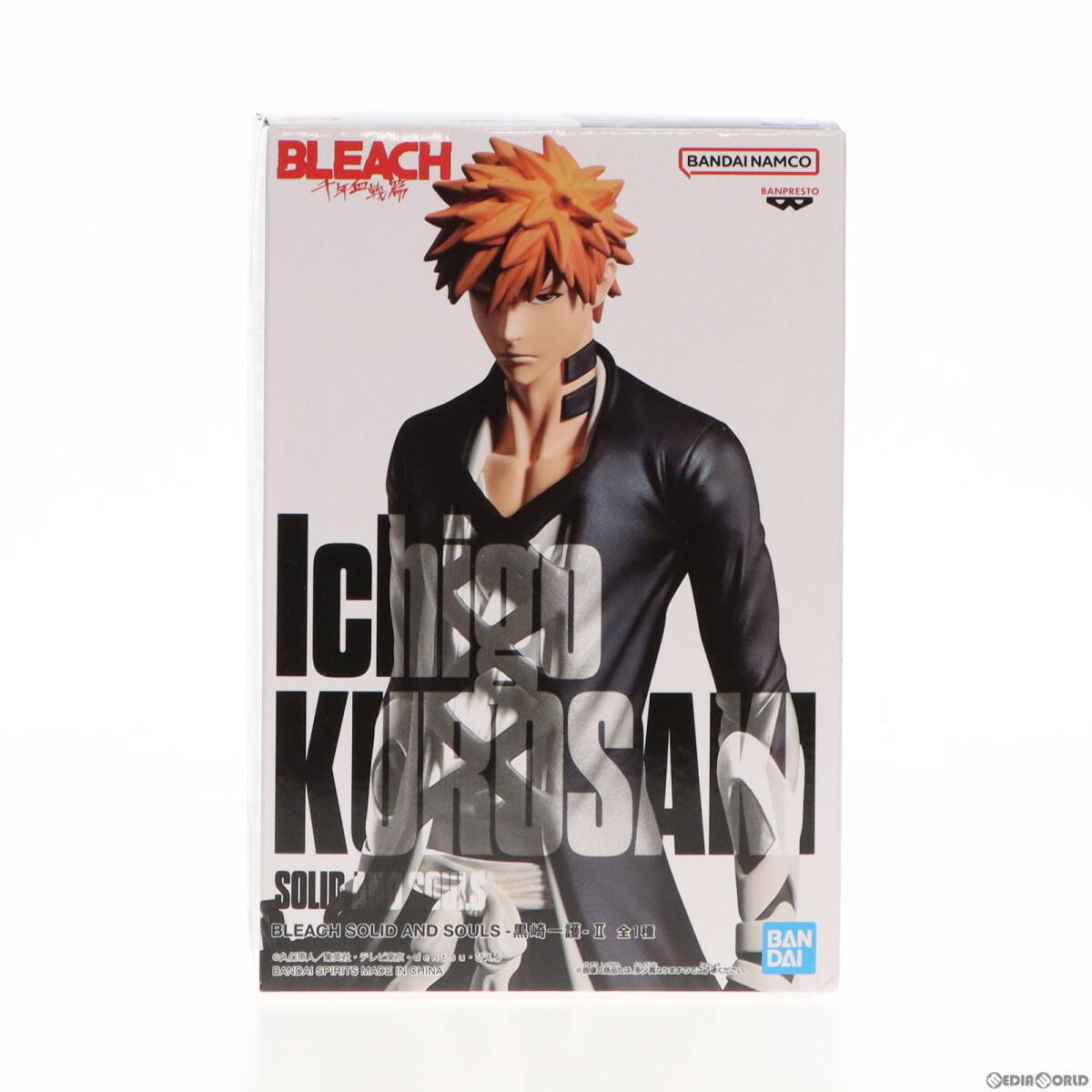 【中古】[FIG]黒崎一護(hù)(くろさきいちご) BLEACH(ブリーチ) SOLID AND SOULS-黒崎一護(hù)-II フィギュア プライズ(2632812) バンプレスト(61778