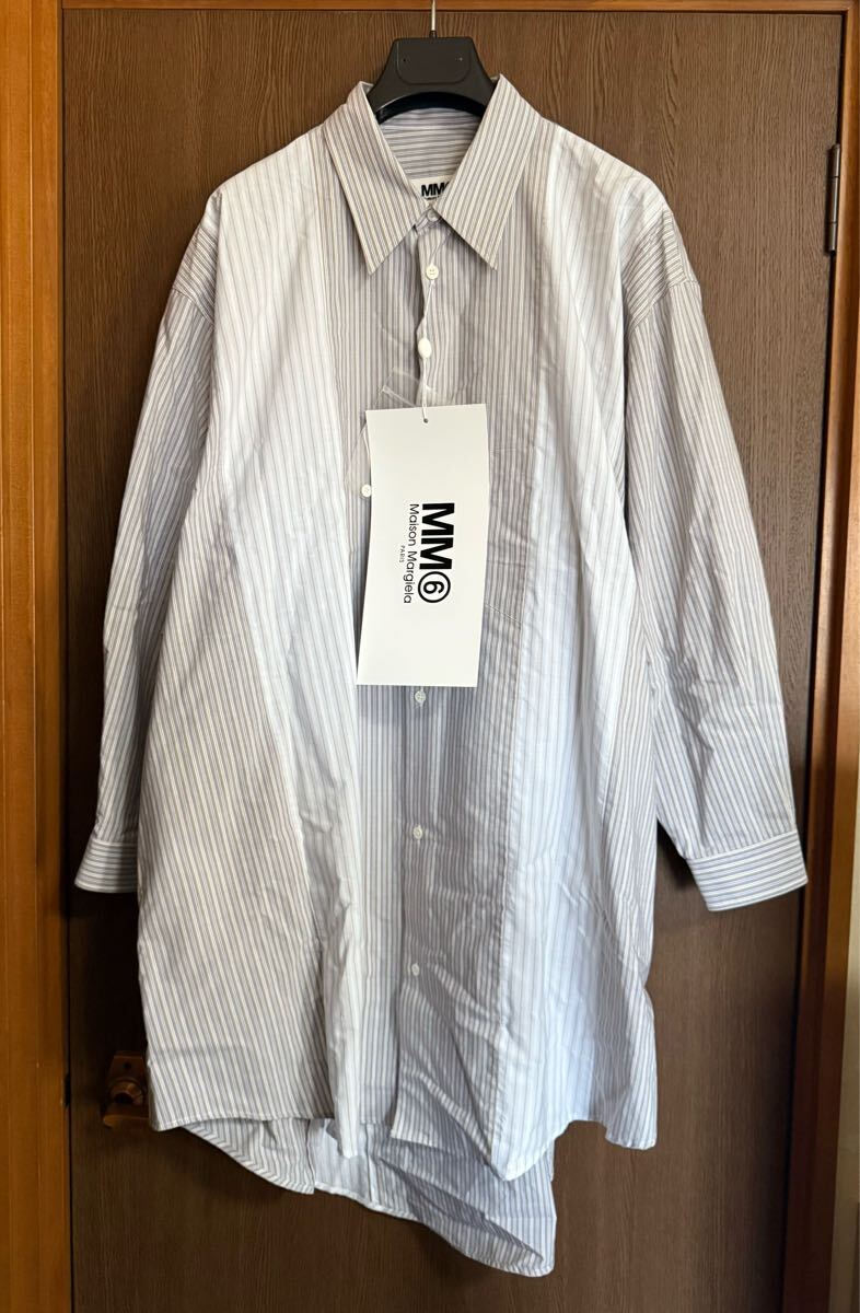 S新品51%off メゾンマルジェラ MM6 ロング シャツ ドレス S新品51%off メゾンマルジェラ MM6 ロング シャツ ドレス