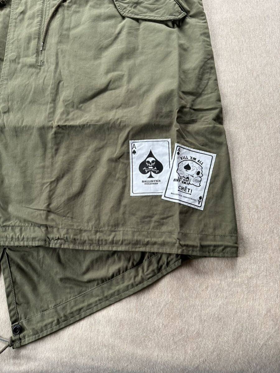M新品50%of BALLISTICS × CORONA M65 パーカー ブルゾン コート バリスティクス パーカ ジャケット モッズコート コーデュラコットン 難燃_画像5
