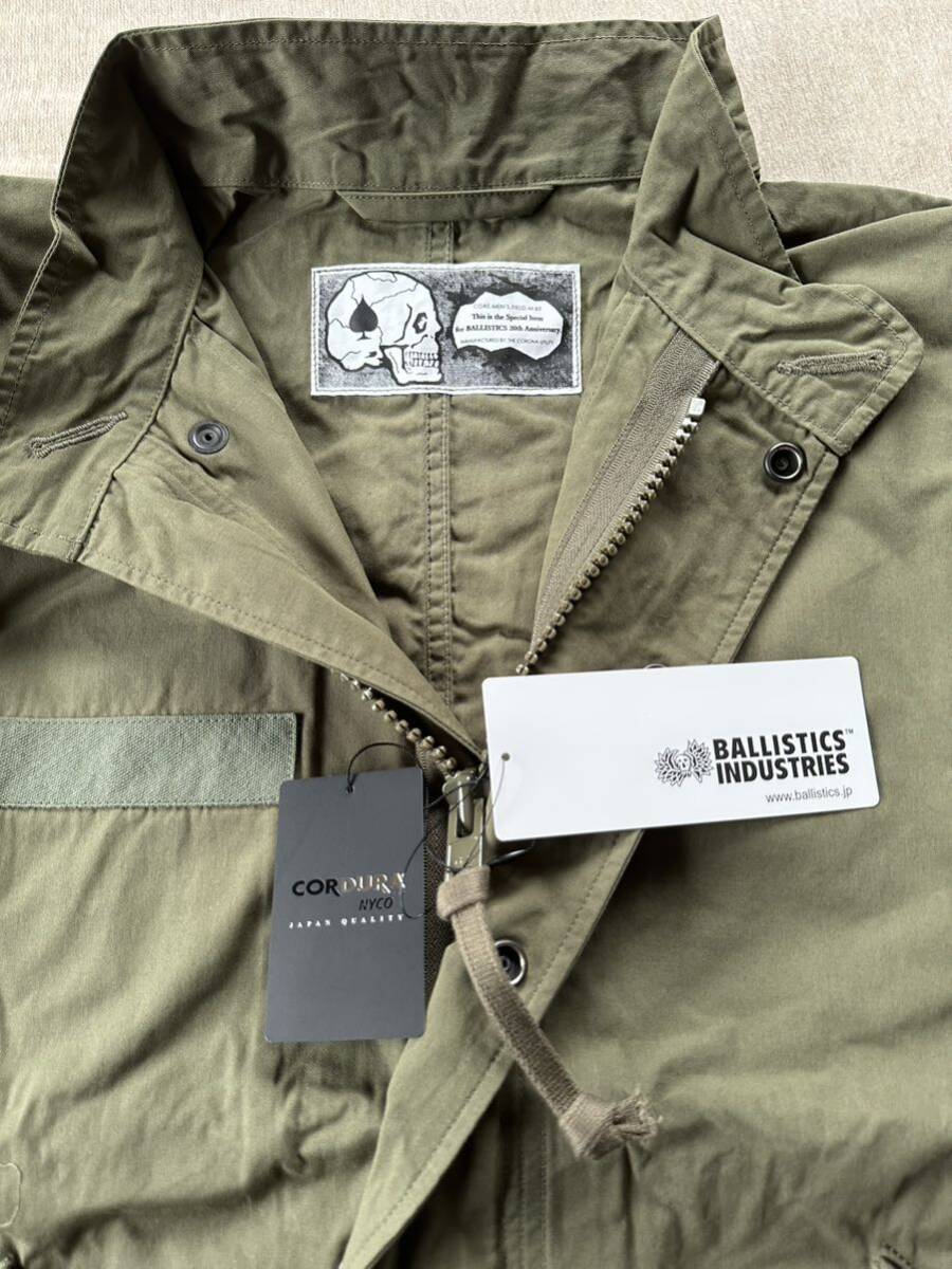 M新品50%of BALLISTICS × CORONA M65 パーカー ブルゾン コート バリスティクス パーカ ジャケット モッズコート コーデュラコットン 難燃_画像6