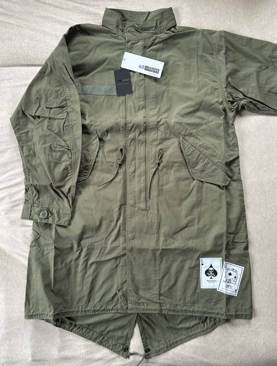 M新品50%of BALLISTICS × CORONA M65 パーカー ブルゾン コート バリスティクス パーカ ジャケット モッズコート コーデュラコットン 難燃_画像4