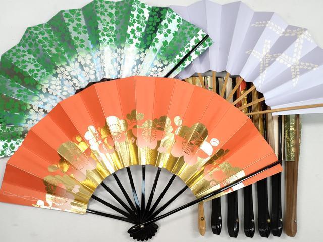 平和屋着物○和装小物 扇子まとめて10本 舞扇 梅 桜 笹竹 飛鶴 平和屋着物○和装小物 扇子まとめて10本 舞扇 梅 桜 笹竹 飛鶴