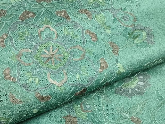 平和屋着物○中国三大刺繍 スワトウ刺繍 総刺繍 訪問着 正倉院花 平和屋着物○中国三大刺繍 スワトウ刺繍 総刺繍 訪問着 正倉院花