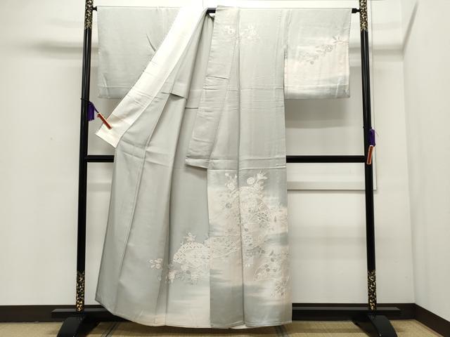 平和屋着物▽中国三大刺繍 スワトウ刺繍 総刺繍 訪問着 単衣 平和屋着物▽中国三大刺繍 スワトウ刺繍 総刺繍 訪問着 単衣
