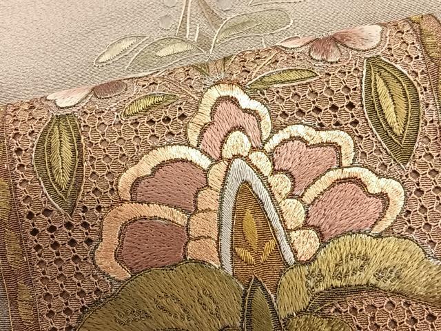 平和屋着物○訪問着 スワトウ刺繍 翠山刺繍 吉祥花文 暈し染め 平和屋着物○訪問着 スワトウ刺繍 翠山刺繍 吉祥花文 暈し染め