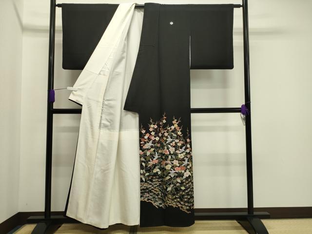 平和屋着物○中国三大刺繍 蘇州刺繍 相良刺繍 総刺繍 黒留袖 平和屋着物○中国三大刺繍 蘇州刺繍 相良刺繍 総刺繍 黒留袖