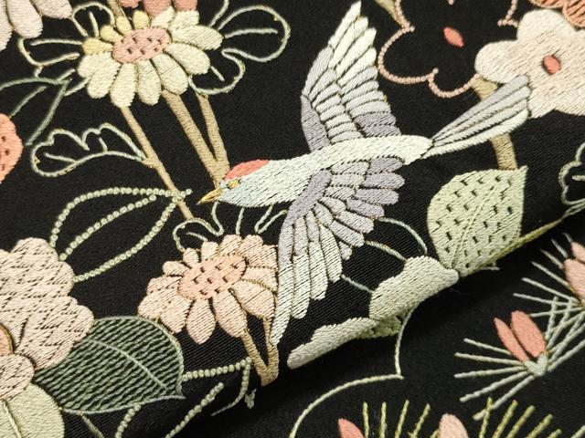 平和屋着物○中国三大刺繍 蘇州刺繍 相良刺繍 総刺繍 黒留袖 平和屋着物○中国三大刺繍 蘇州刺繍 相良刺繍 総刺繍 黒留袖