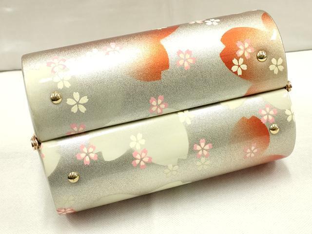 平和屋著物●和裝小物　和裝バッグ2點(diǎn)セット　ハンドバッグ　舞花　花菱　逸品　AAAR1559ay