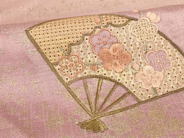平和屋着物▽訪問着 単衣 中国三大刺繍 汕頭刺繍 スワトウ刺繍 平和屋着物▽訪問着 単衣 中国三大刺繍 汕頭刺繍 スワトウ刺繍