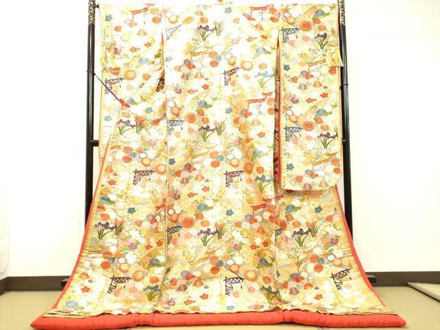 平和屋本店▽色打掛 和装 婚礼 結婚式 花嫁 神社挙式 草花文 平和屋本店▽色打掛 和装 婚礼 結婚式 花嫁 神社挙式 草花文