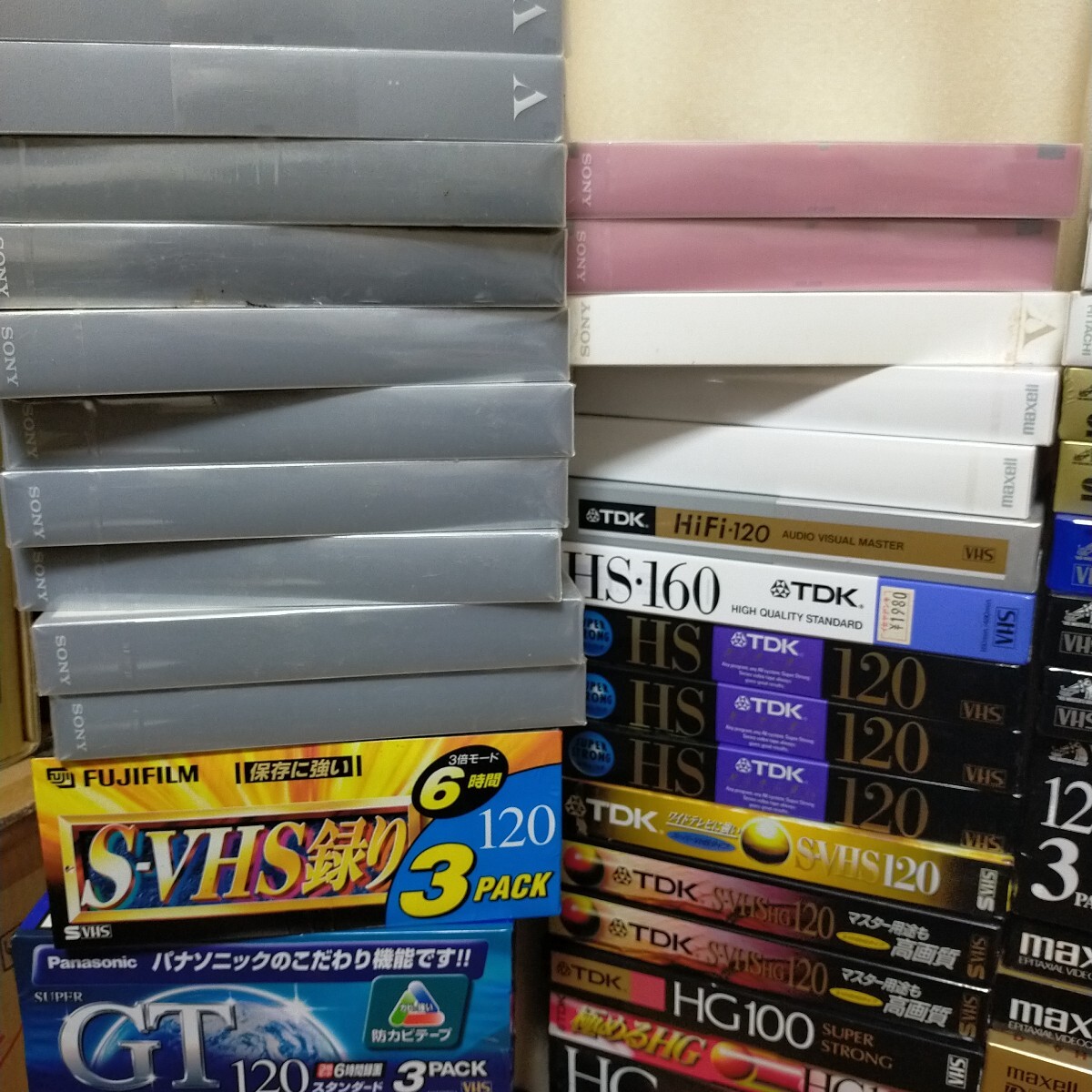 ビデオテープ VHS まとめ 大量 セット SONY TDK maxell Victor ビデオテープ VHS まとめ 大量 セット SONY TDK maxell Victor