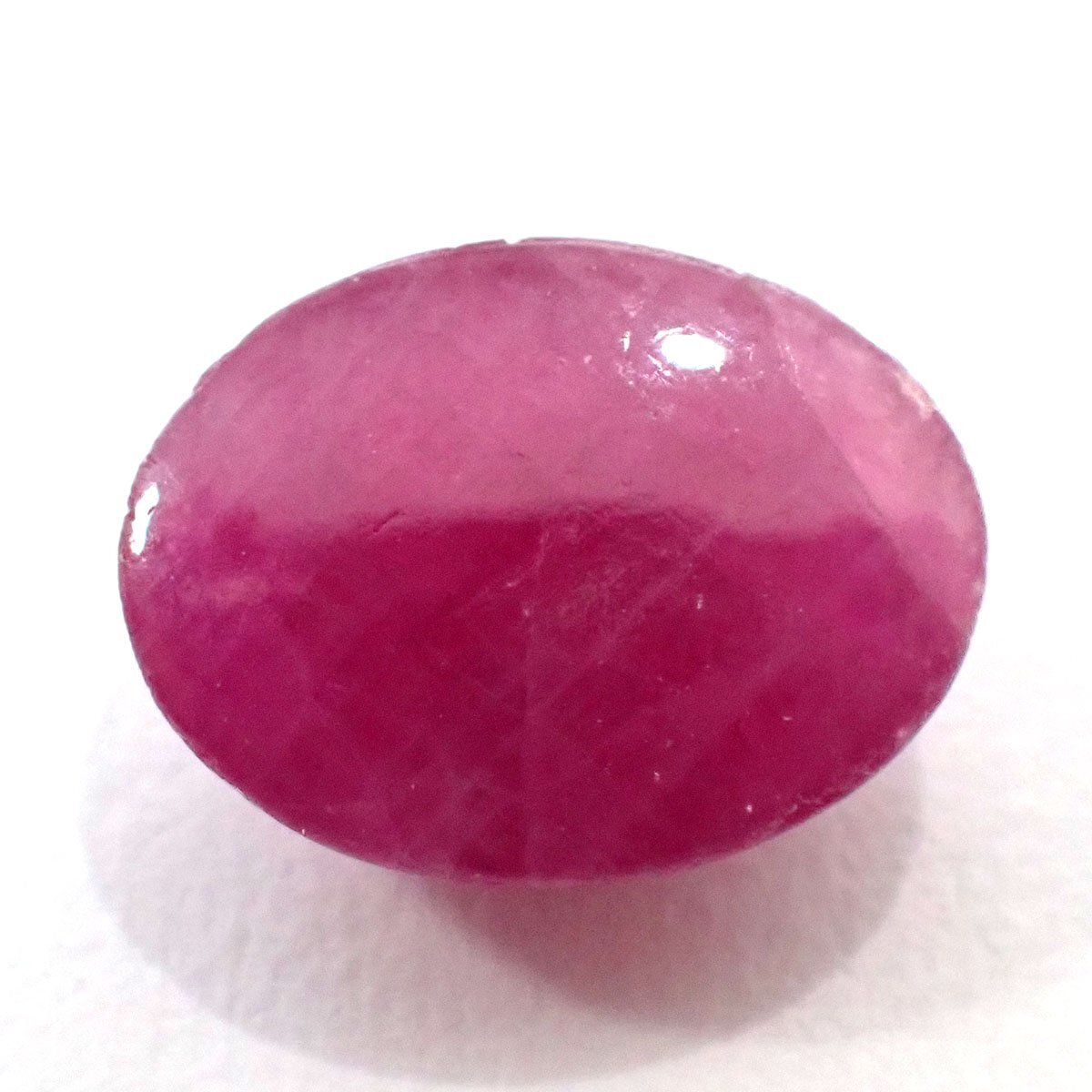 天然ルビー□1.703ct/ 日宝協鑑別付/ L0085/ オーバルカボション 天然ルビー□1.703ct/ 日宝協鑑別付/ L0085/ オーバルカボション