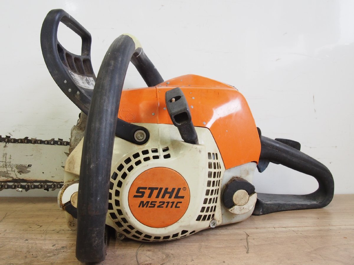 ☆【2T0306-5】 STIHL スチール エンジンチェンソー MS211C ☆【2T0306-5】 STIHL スチール エンジンチェンソー MS211C