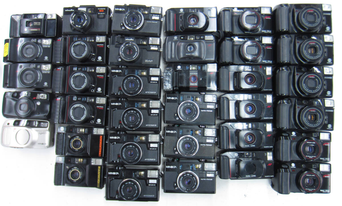 M5977K)ジャンクKonica C35_AF2 MINOLTA AF-Tele QD HI-MATIC_AF M5977K)ジャンクKonica C35_AF2 MINOLTA AF-Tele QD HI-MATIC_AF