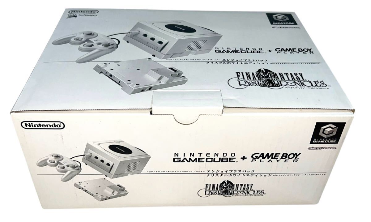  прекрасный товар ограниченный товар Game Cube корпус crystal белый Final Fantasy 